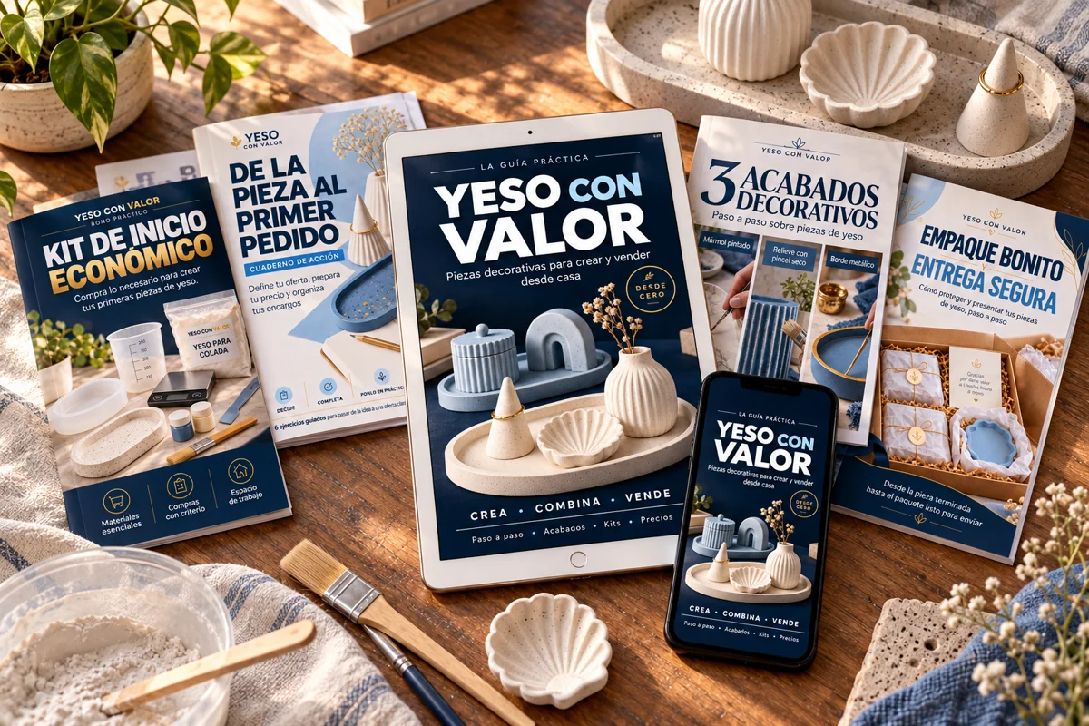 Guía Yeso con Valor y sus cuatro bonos digitales